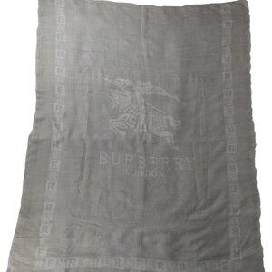 Authentic Pre-Owned Burberry Cashmere Shawl Gray – Women – Timeless Style